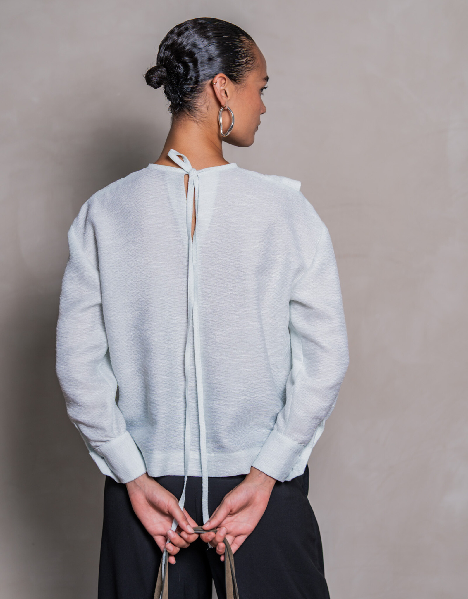 Fibre Mood Structuur Crepe - Minty - Veya