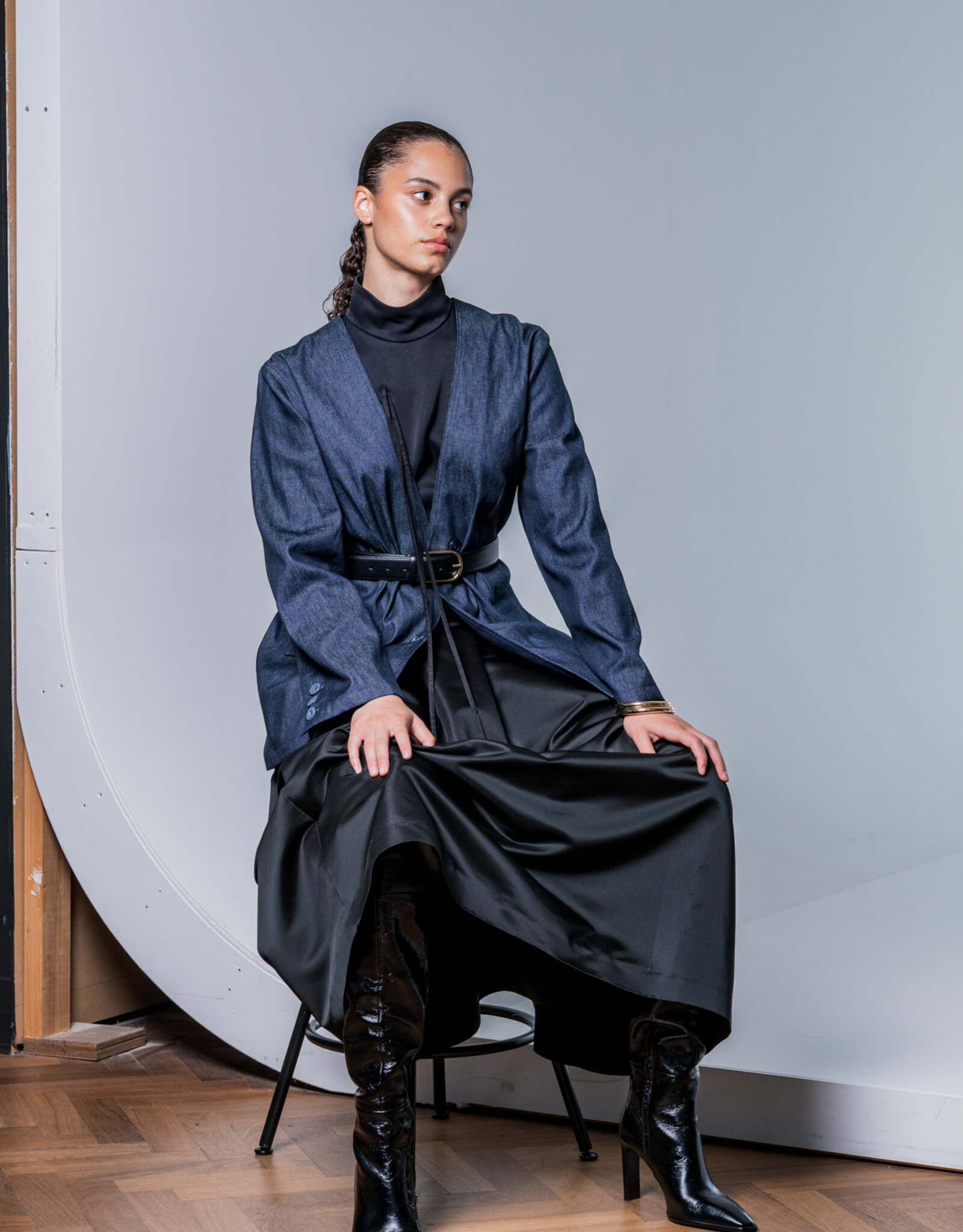 Fibre Mood Organic Denim - Alya - Blauw