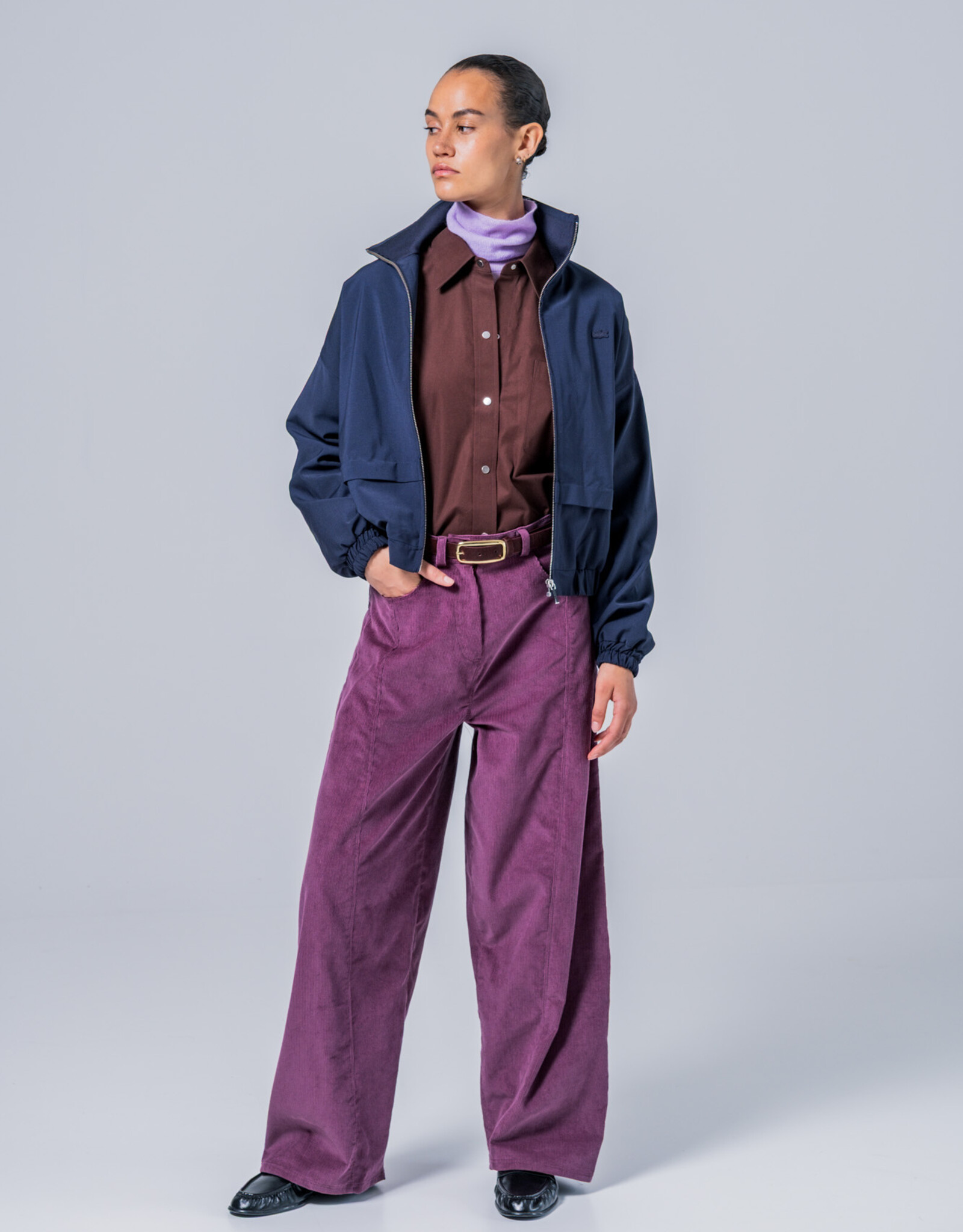 Fibre Mood Corduroy - Sora - Purple