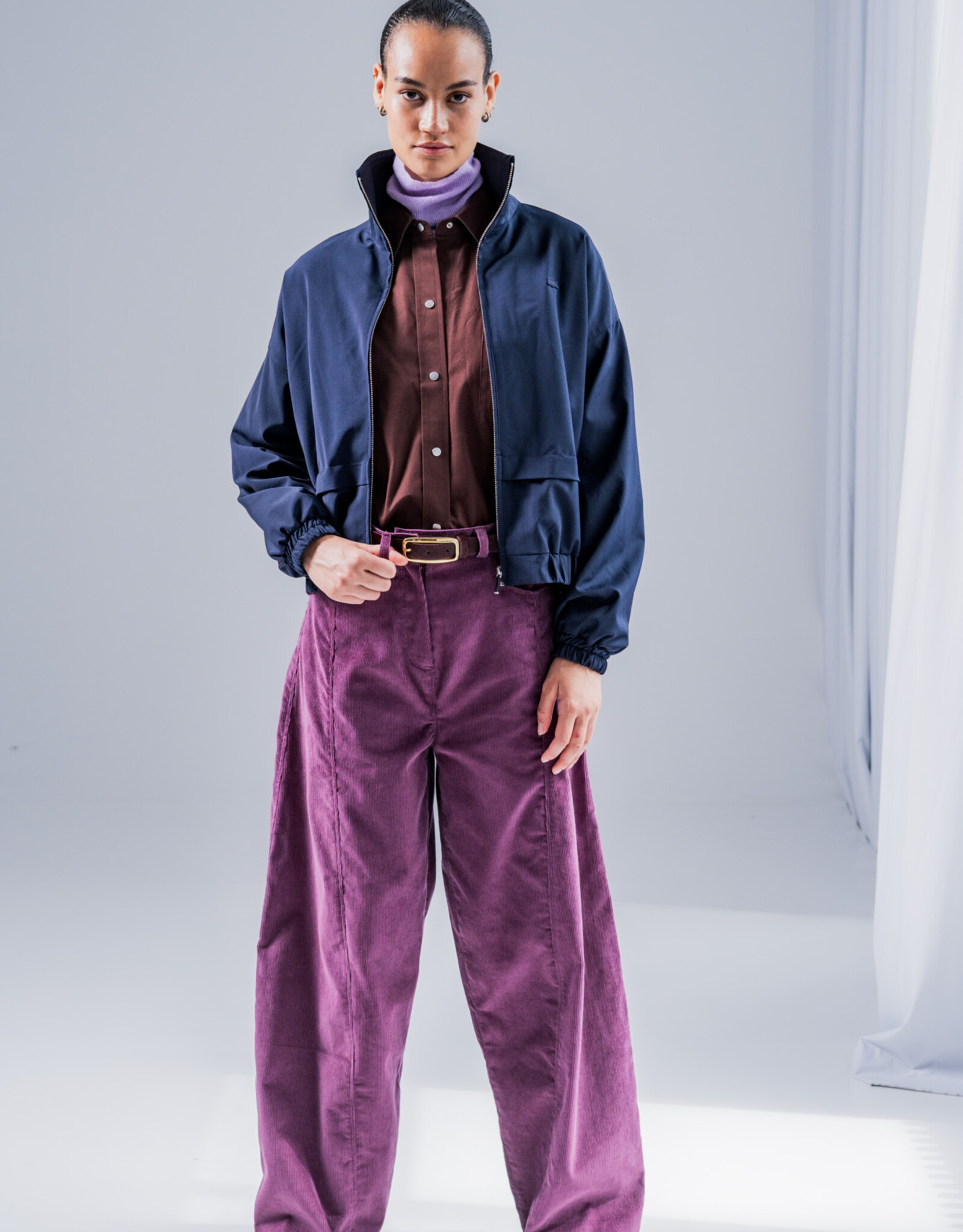 Fibre Mood Corduroy - Sora - Purple