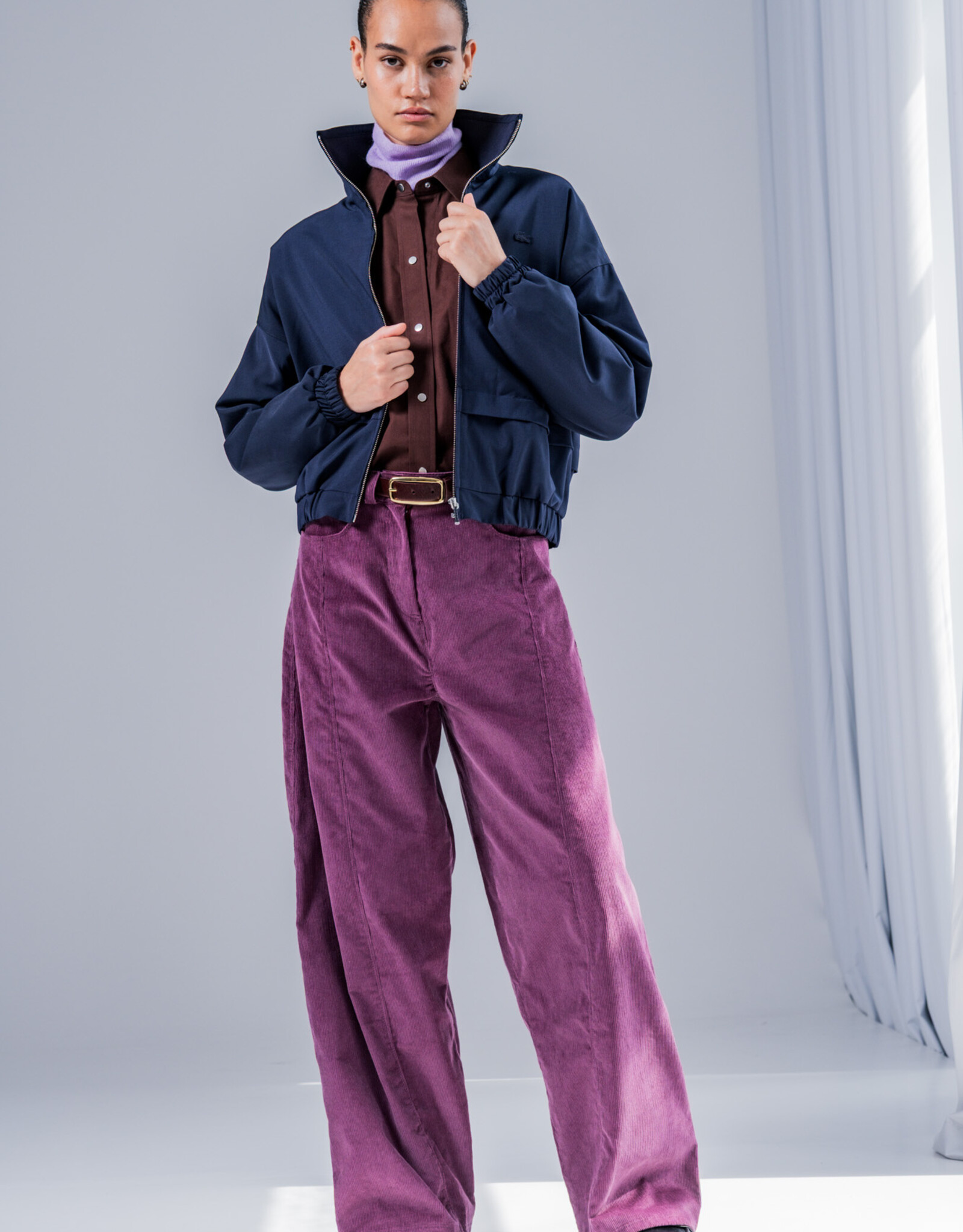Fibre Mood Corduroy - Sora - Purple