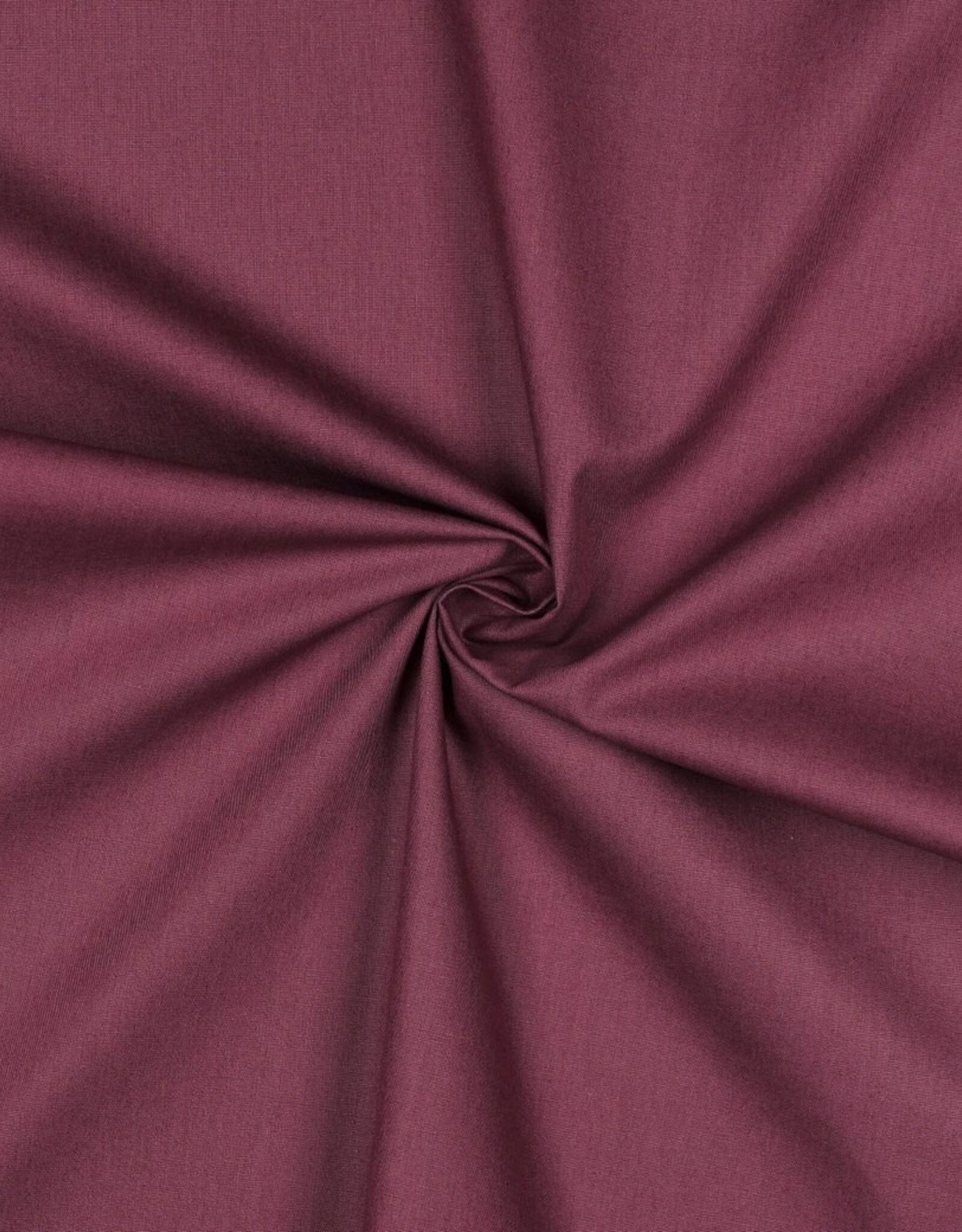 Katoen - Effen - Aubergine