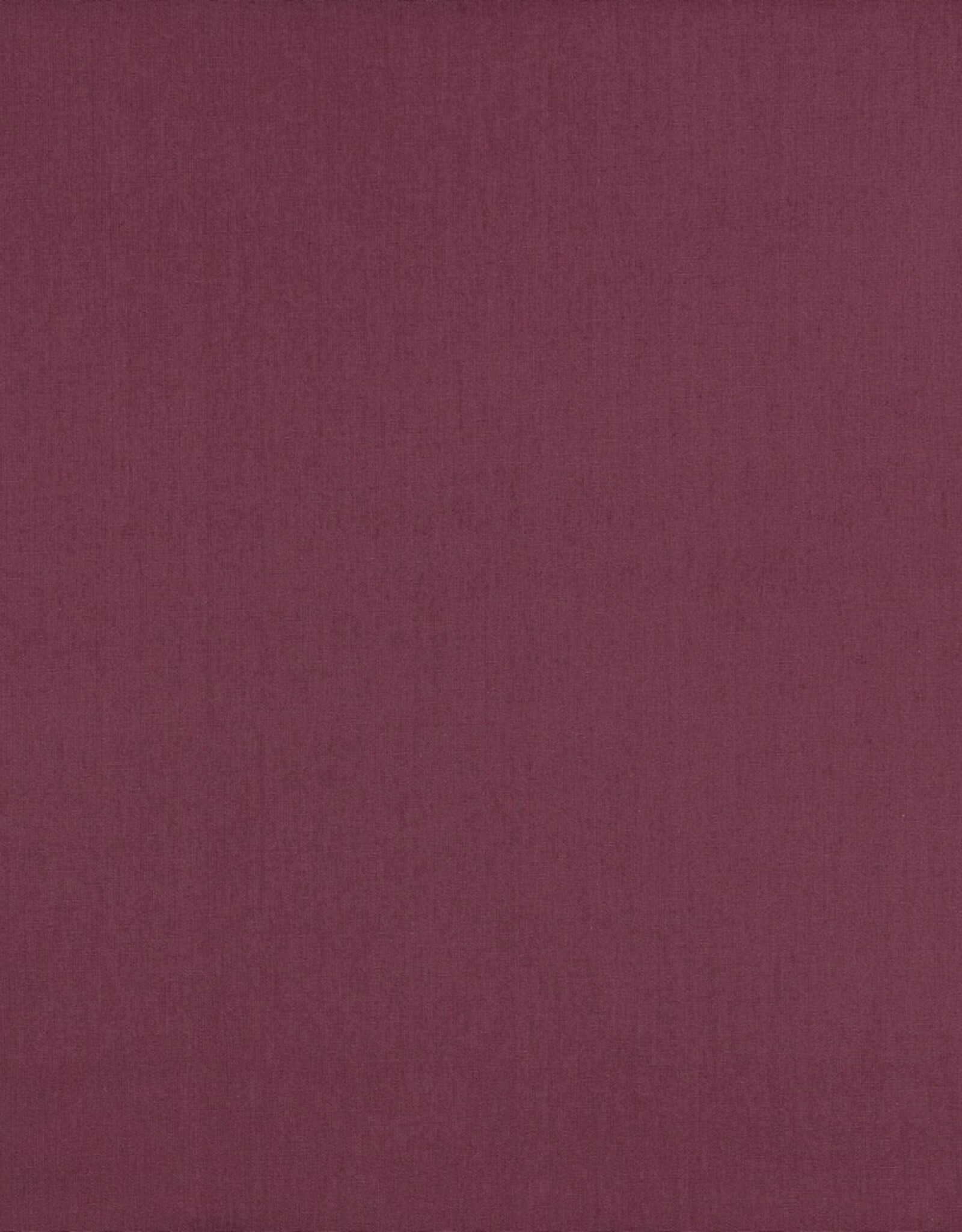 Katoen - Effen - Aubergine
