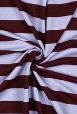 Sweat - Striped - Bordeaux en lilac
