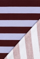 Sweat - Striped - Bordeaux en lilac