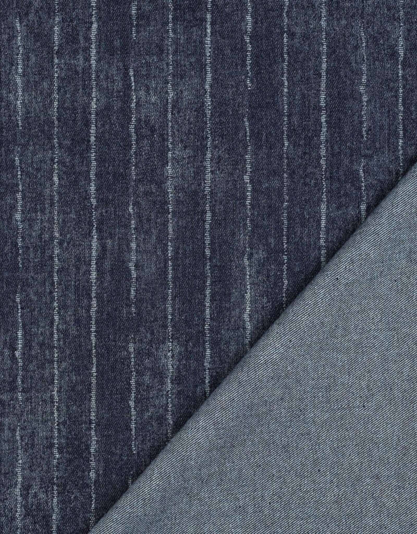 Denim - Striped - Indigo