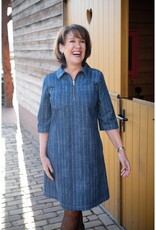 Denim - Striped - Indigo