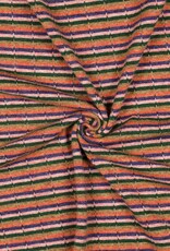 Comme ça Soft jaquard Knit - Multicolor stripes
