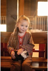Comme ça Soft jaquard Knit - Multicolor stripes