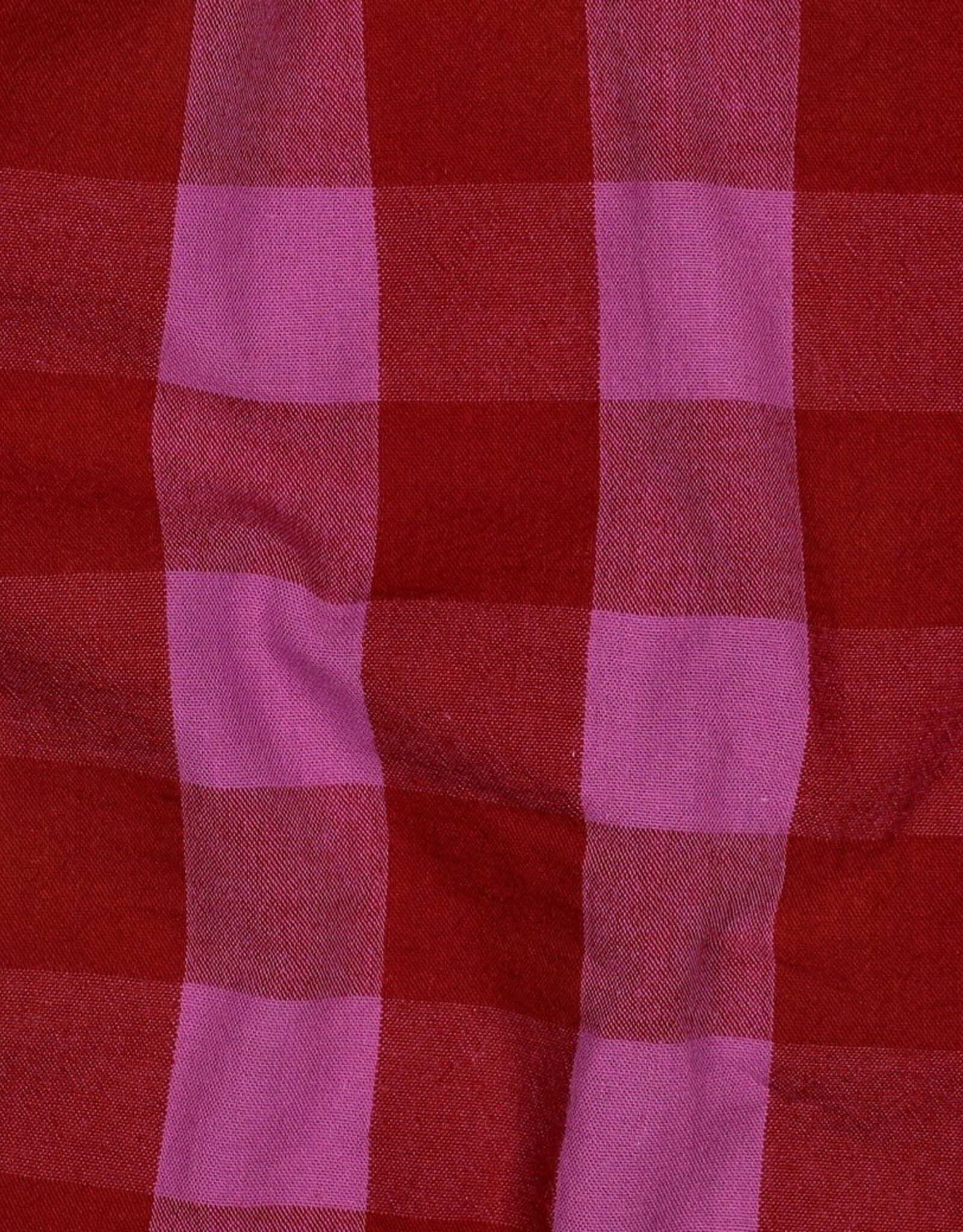 Yarn Dyed Cotton Checks - Red