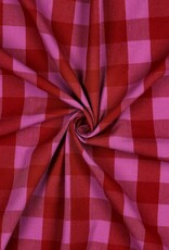 Yarn Dyed Cotton Checks - Red