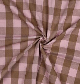 Yarn Dyed Cotton Checks - Pink