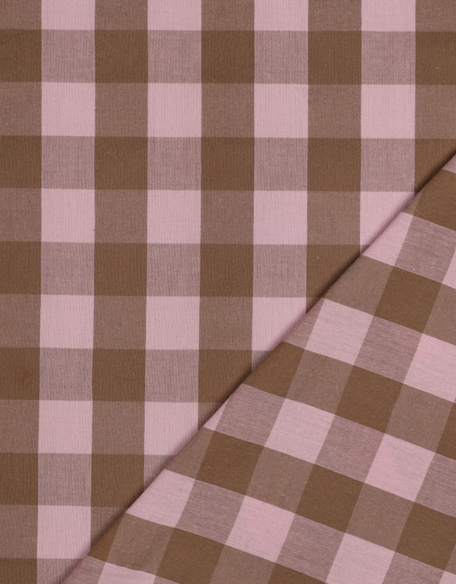 Yarn Dyed Cotton Checks - Pink