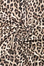Stevige Katoen Stretch - Leopard