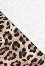 Stevige Katoen Stretch - Leopard