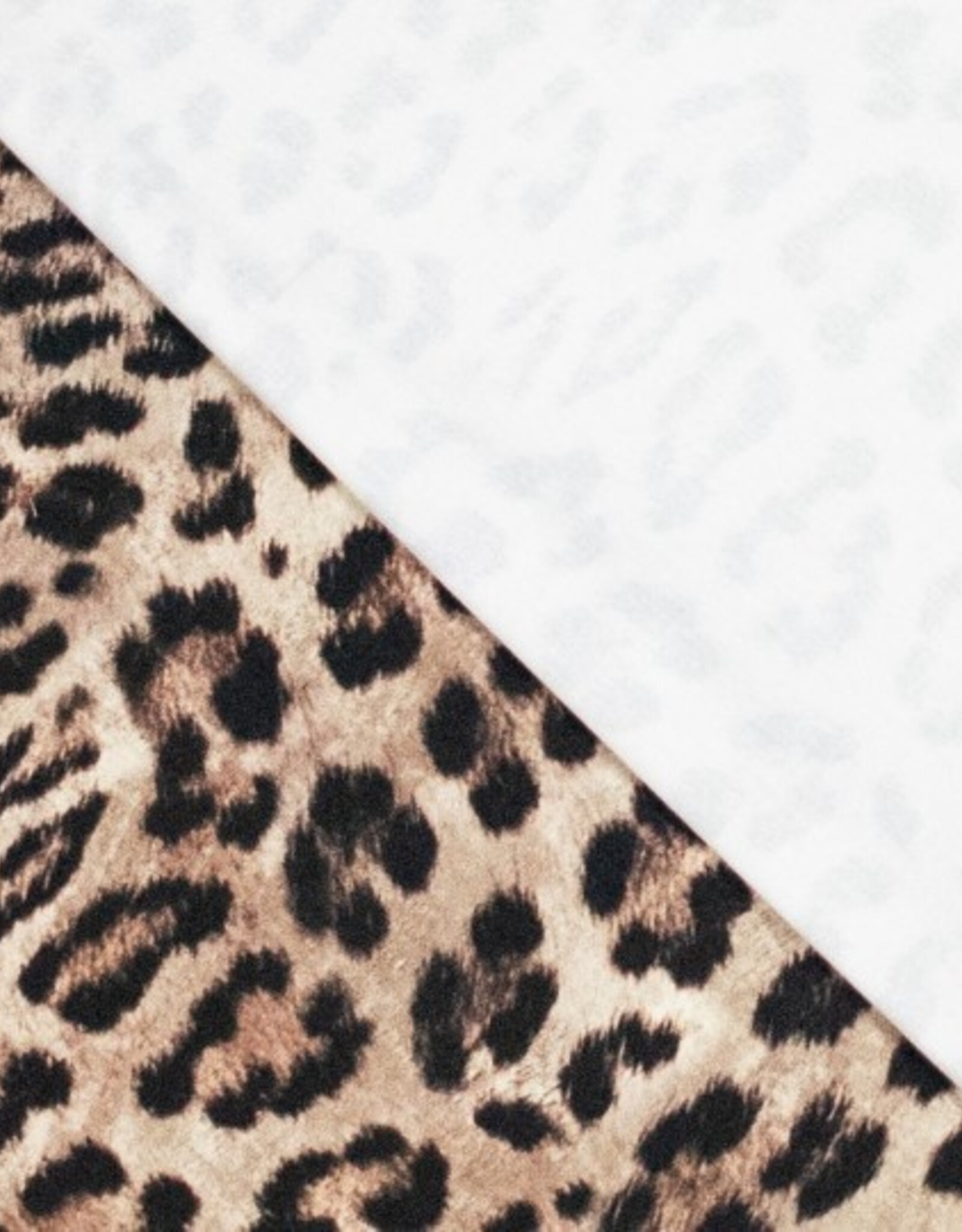 Stevige Katoen Stretch - Leopard