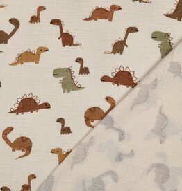 Double Gauze - Dino Friends