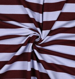 Sweat - Striped - Bordeaux en lilac