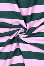Sweat - Striped - Green & Pink