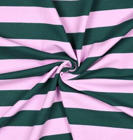 Sweat - Striped - Green & Pink