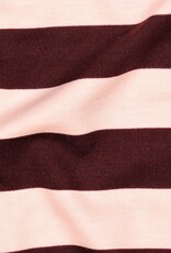 Sweat - Striped - Wine & Peach