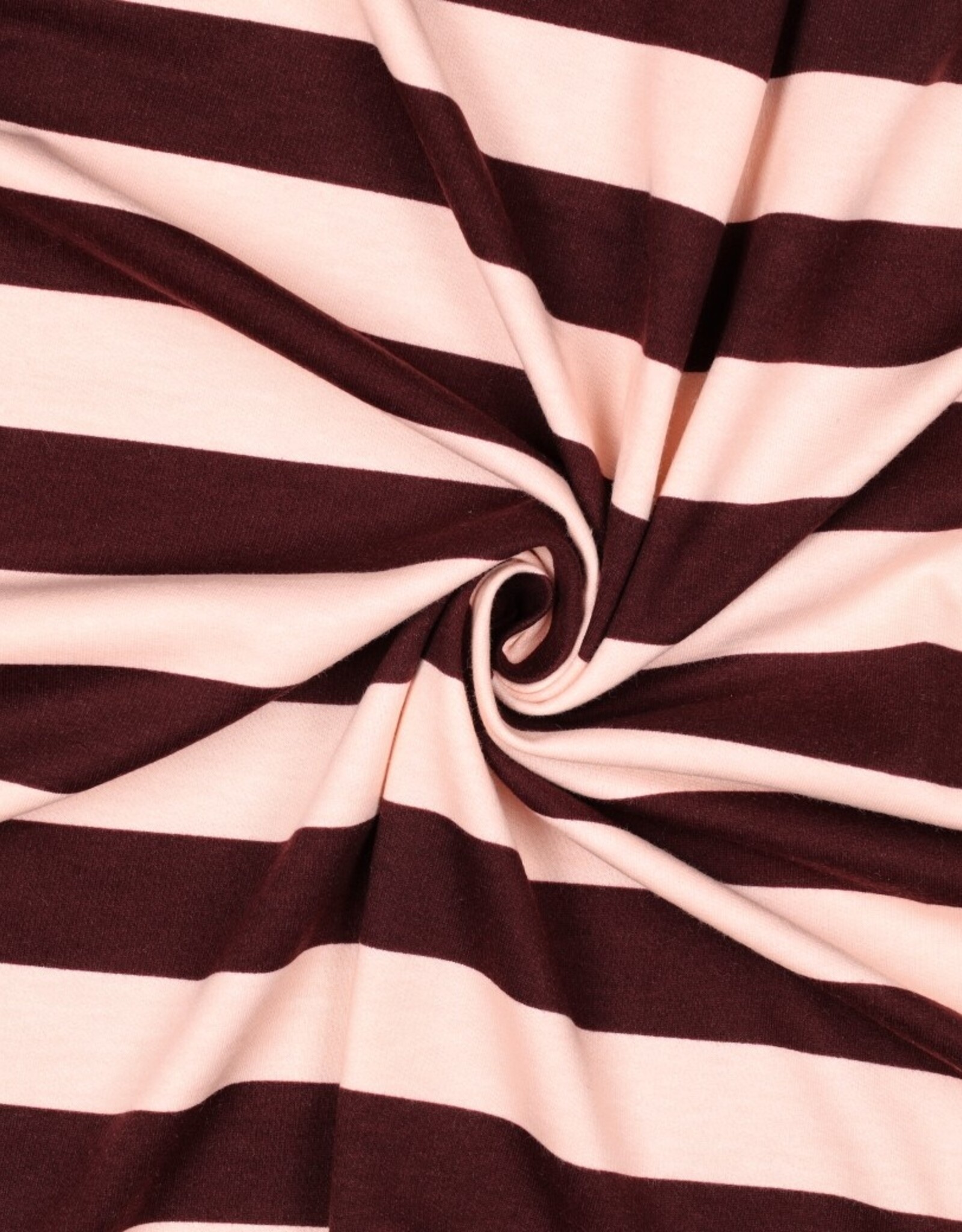 Sweat - Striped - Wine & Peach