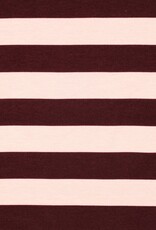 Sweat - Striped - Wine & Peach