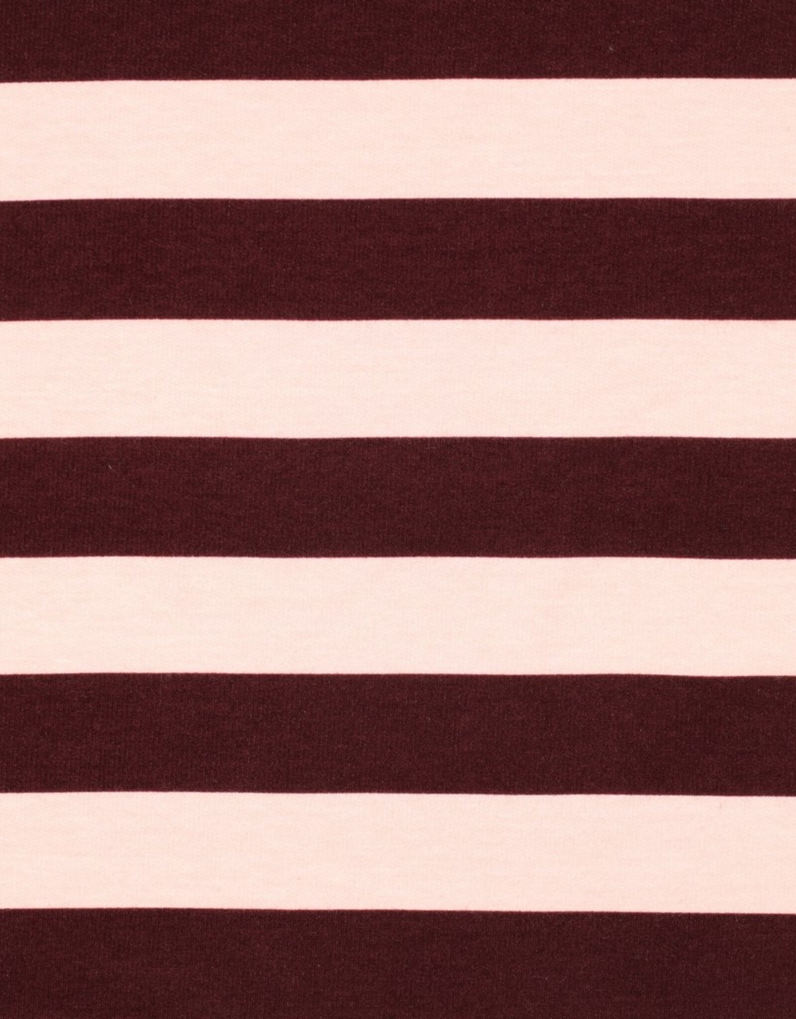 Sweat - Striped - Wine & Peach