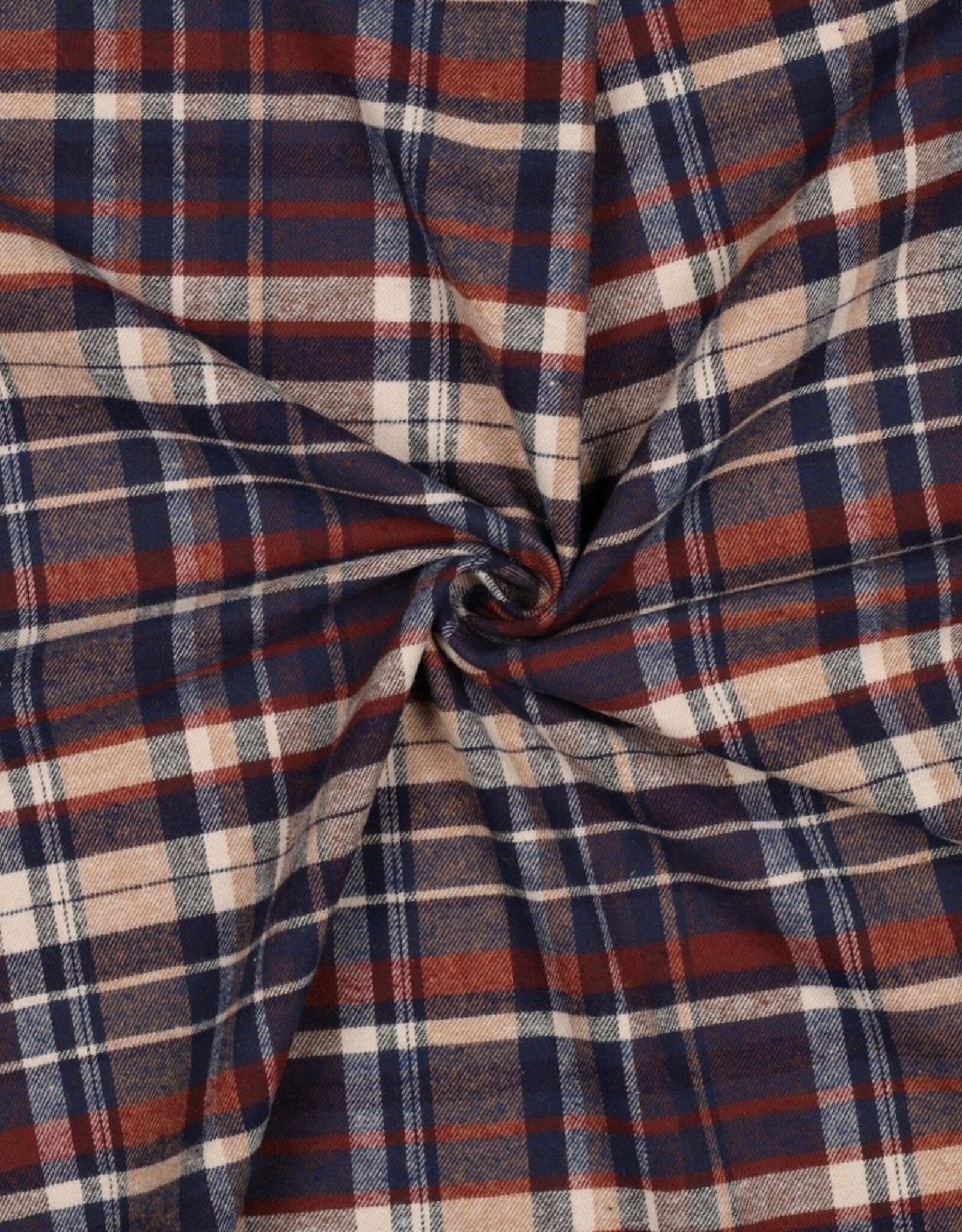 Flanel Katoen - Ruiten - Finn