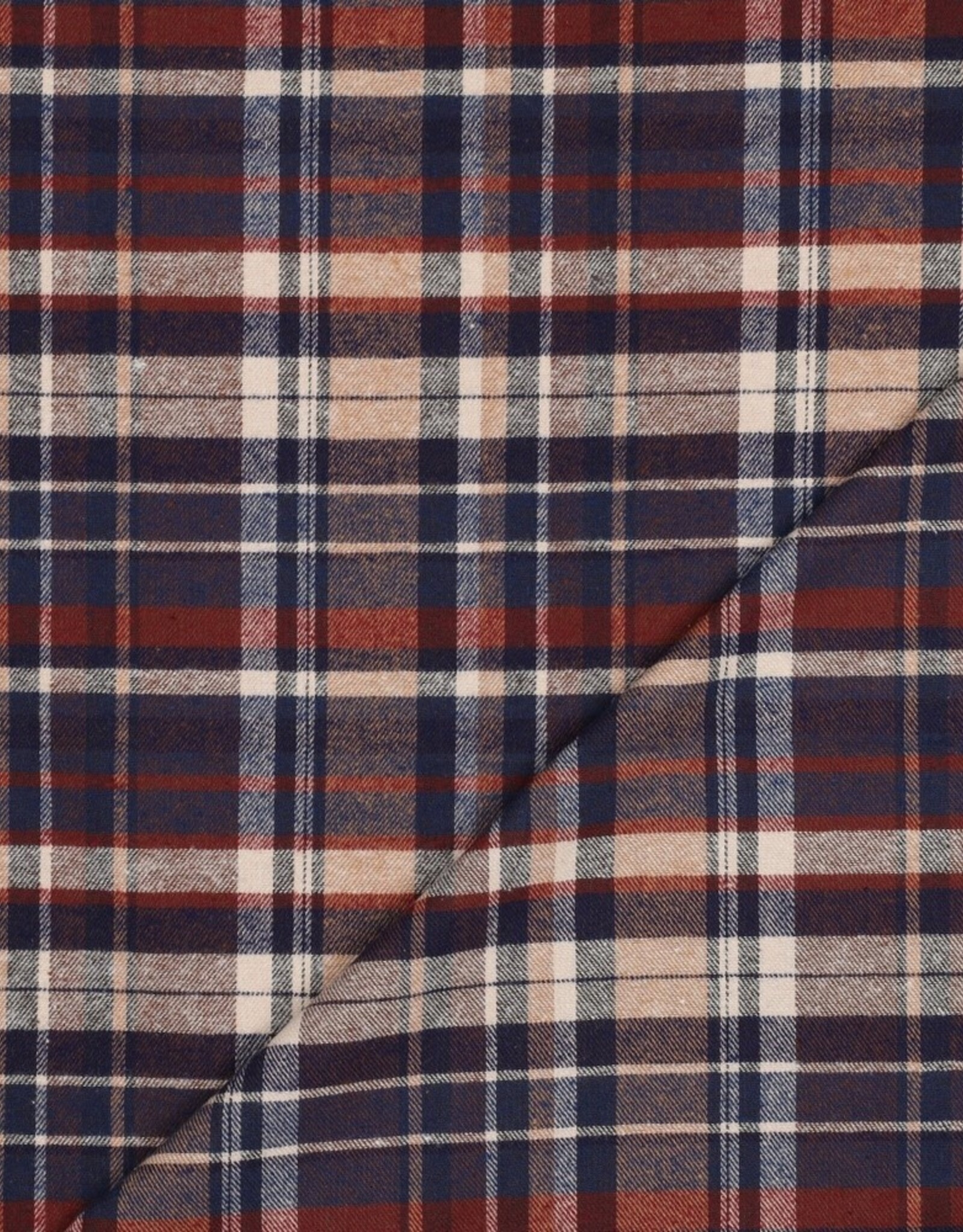 Flanel Katoen - Ruiten - Finn