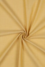Effen katoen - Yarn Dyed - Soft Oker