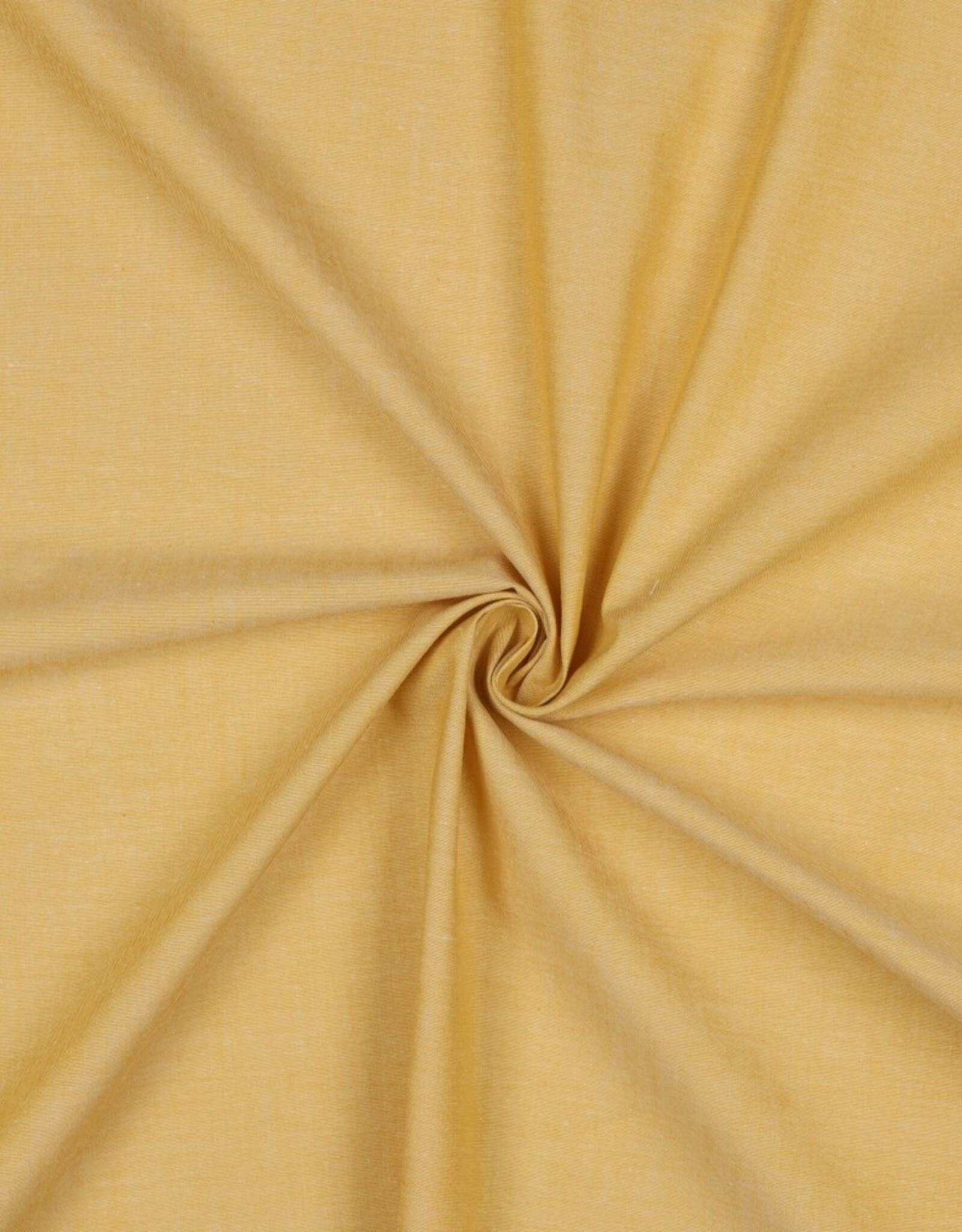 Effen katoen - Yarn Dyed - Soft Oker