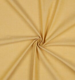 Effen katoen - Yarn Dyed - Soft Oker