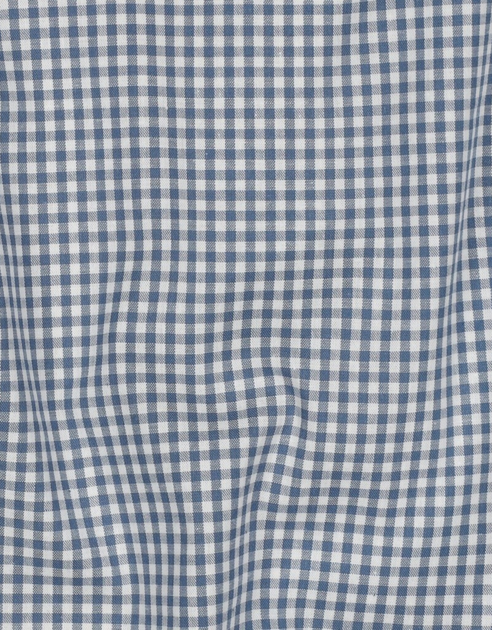 Vichy Small - Yarn Dyed - Jeans Blauw
