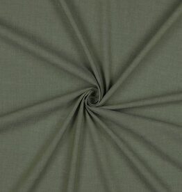 Effen katoen - Yarn Dyed - Dark green
