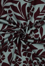 Viscose Rosella - Minty flowers