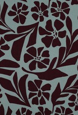 Viscose Rosella - Minty flowers