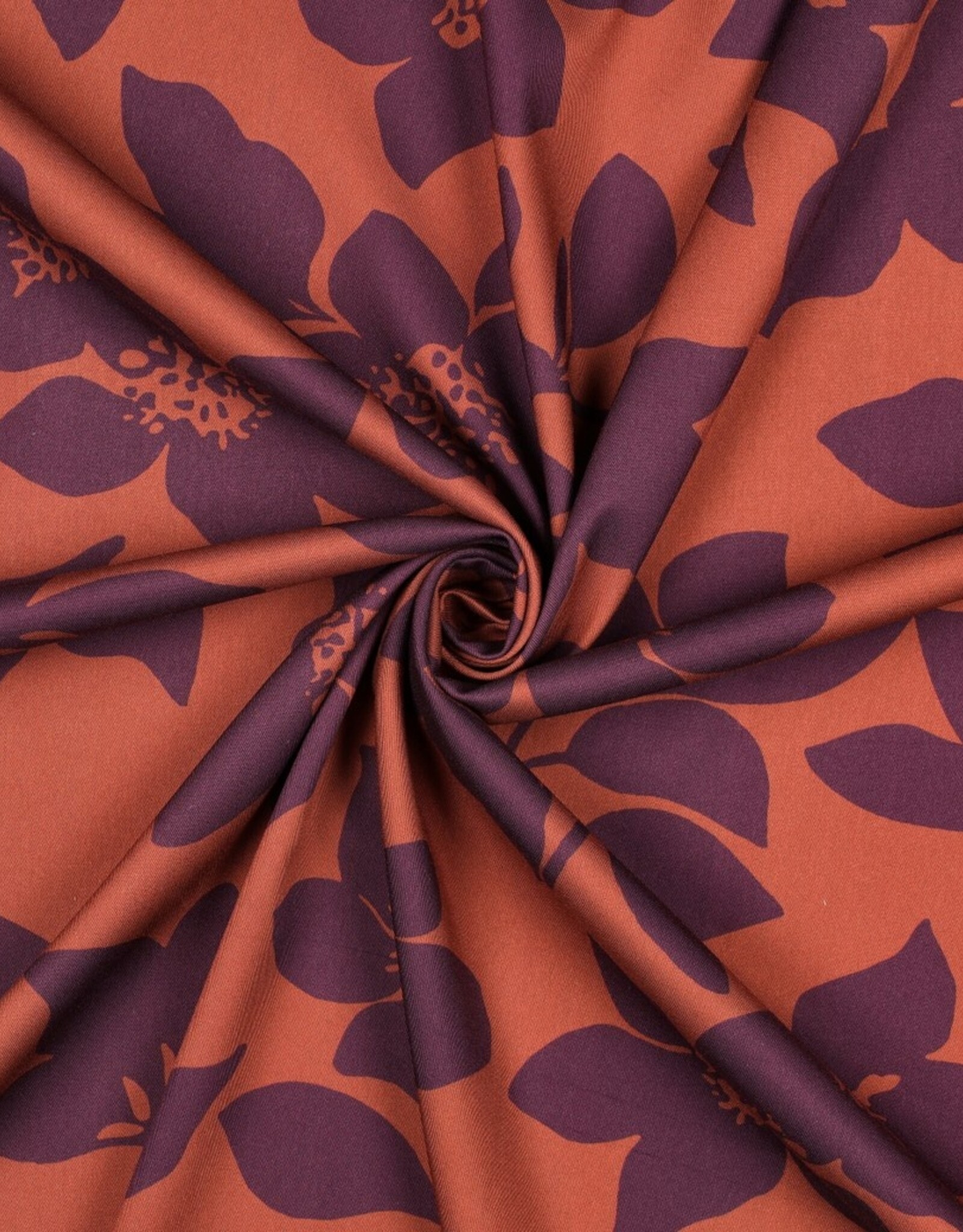 Viscose Rosella - Burned Orange