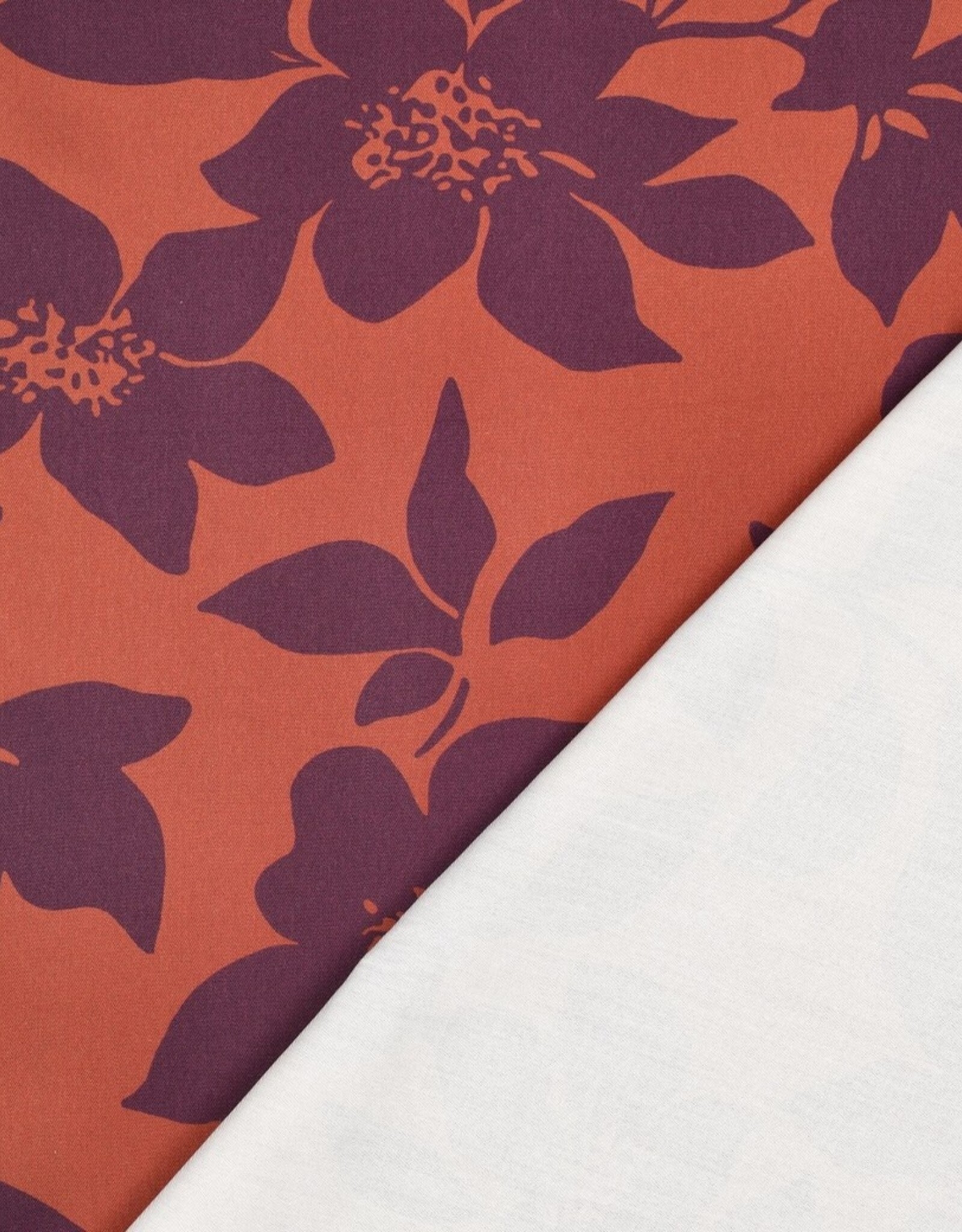 Viscose Rosella - Burned Orange