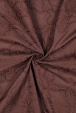 Viscose mix - Brown Broderie