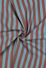 Katoen Streep - Yarn Dyed - Brown