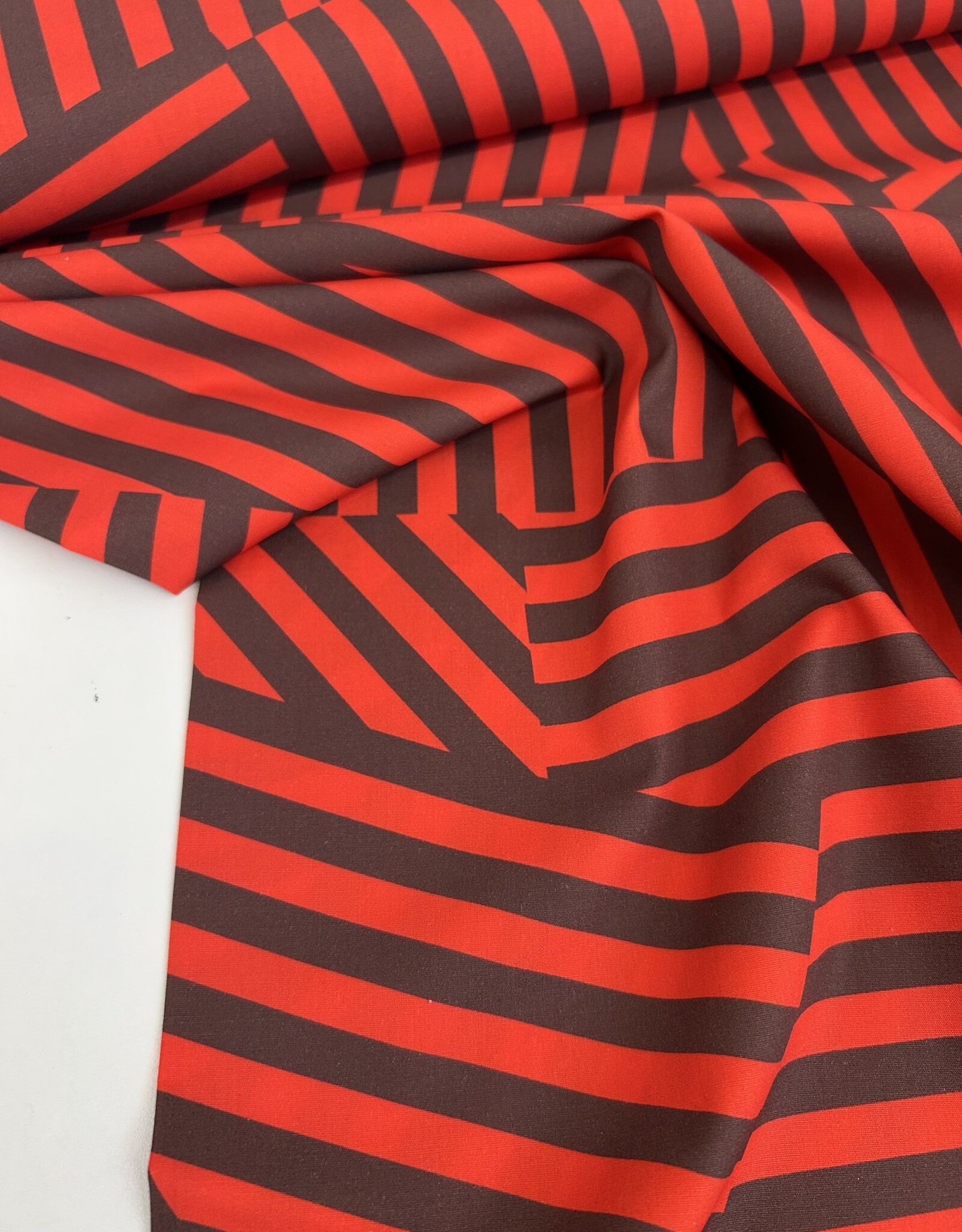 Poplin - Hatch Hatch - Red