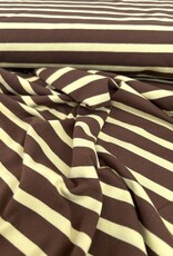 Tricot - Streep - Brown & Yellow