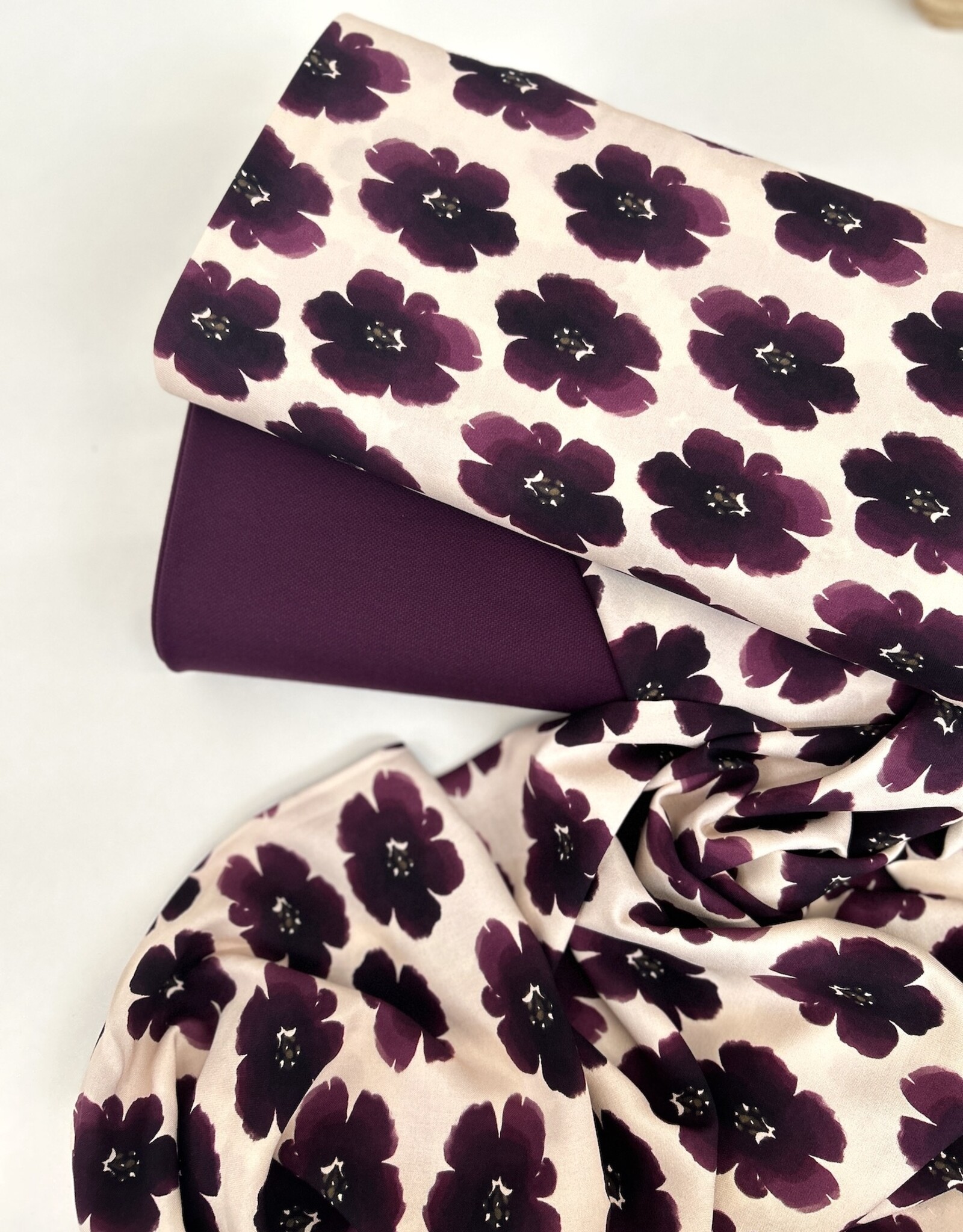 Viscose - Purple anemone
