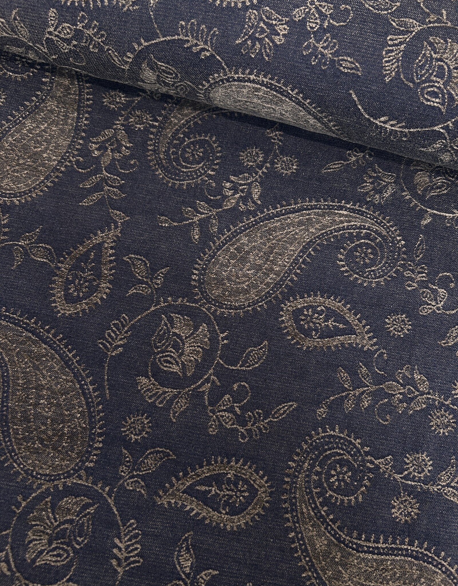 Chenille Denim - Blue
