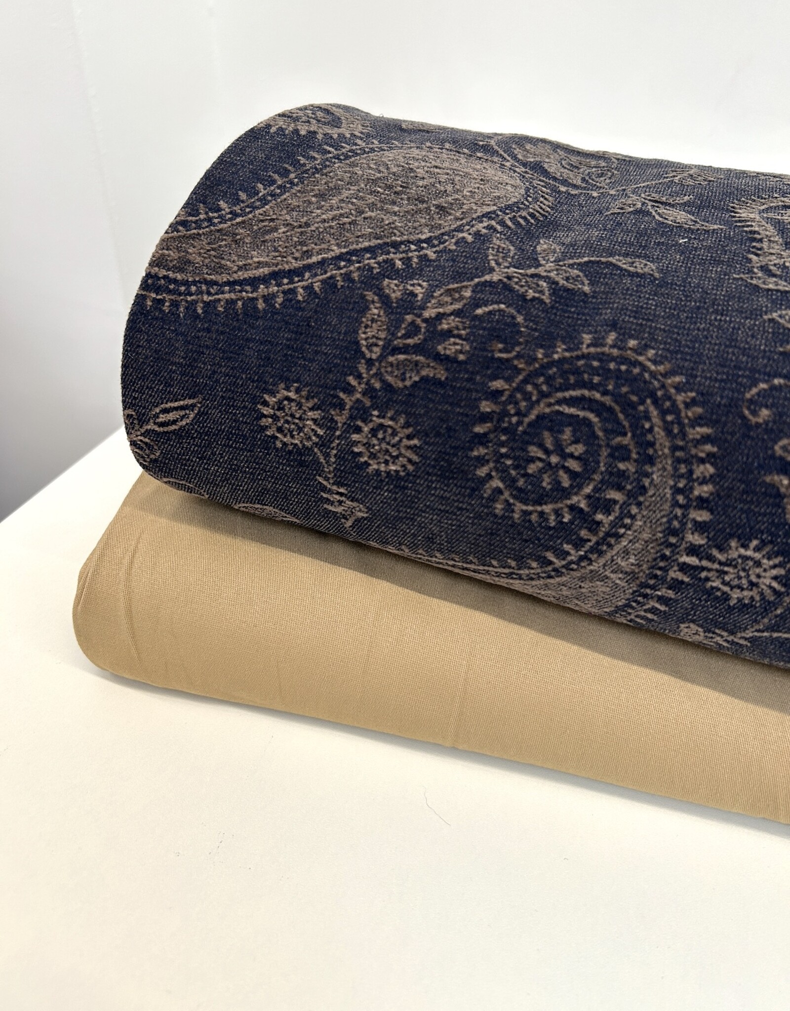 Chenille Denim - Blue