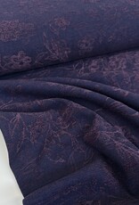 Chenille Denim - Wine