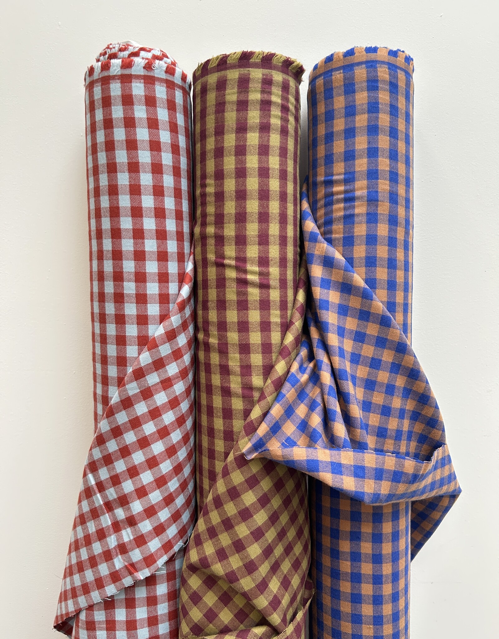 Flanel - Vichy - Kobalt