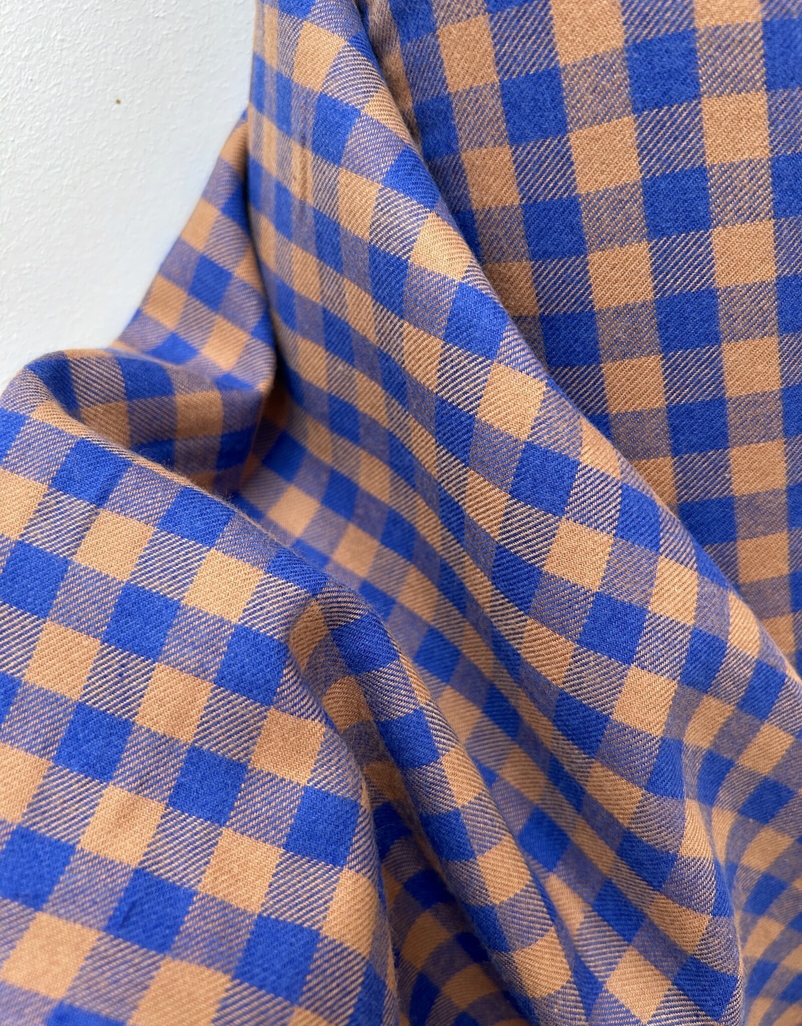 Flanel - Vichy - Kobalt