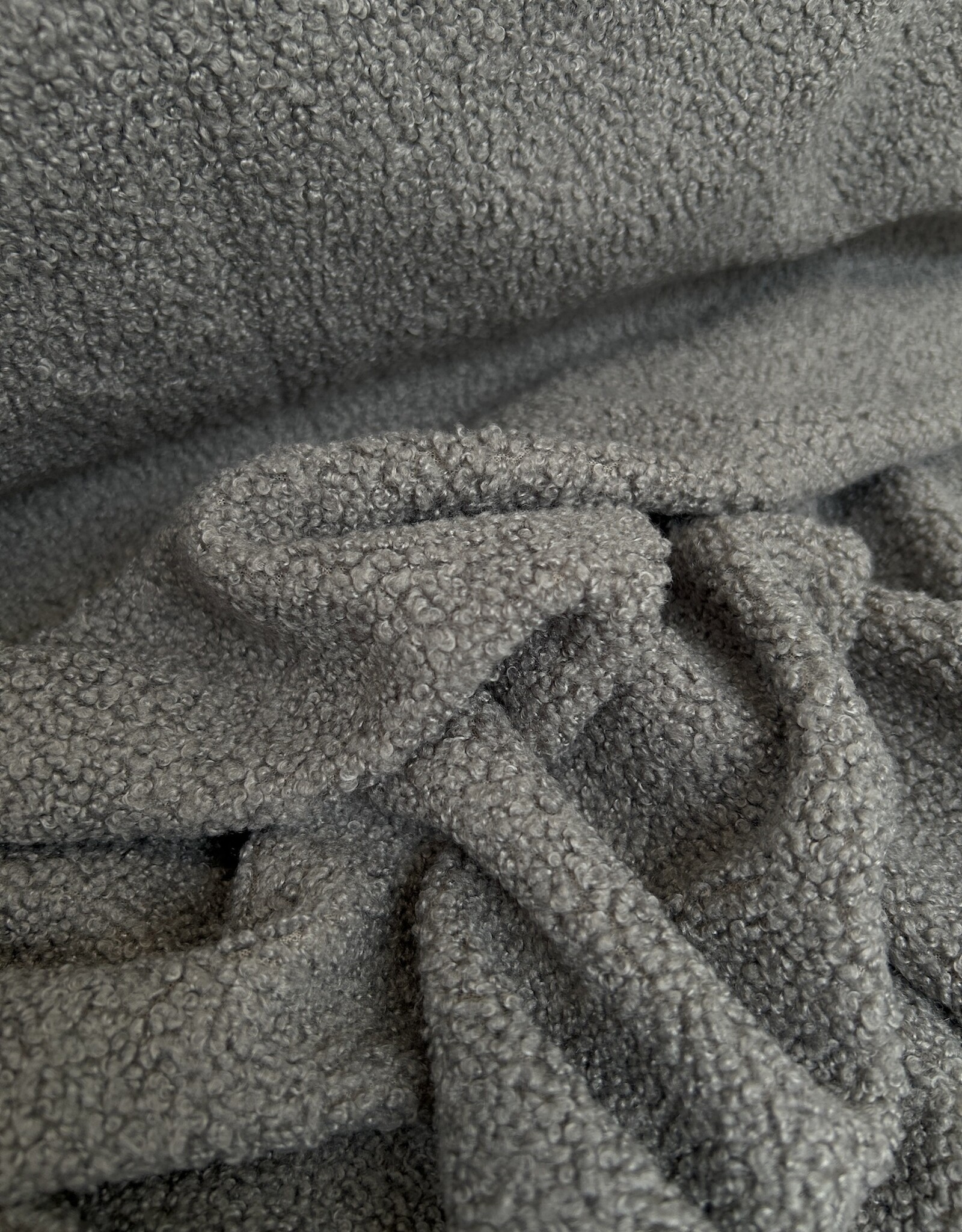 Teddy Boucle Knit - Grey